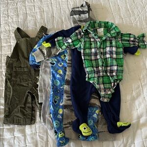 8 Piece Assorted Baby boy long sleeve clothes (013)